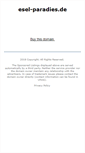 Mobile Screenshot of esel-paradies.de